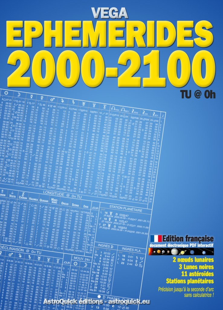 Ephémérides 2000-2100 TU @ 0h édition Française par Daniel Véga